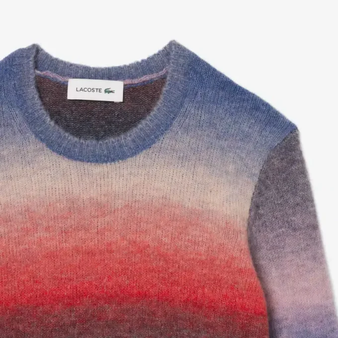 Ombra-Pullover mit Rundhalsausschnitt für Damen
