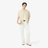 Overshirt aus Leinenmischung