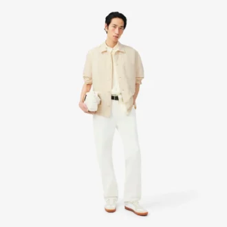 Overshirt aus Leinenmischung