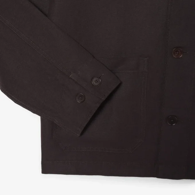 Overshirt aus Leinenmischung
