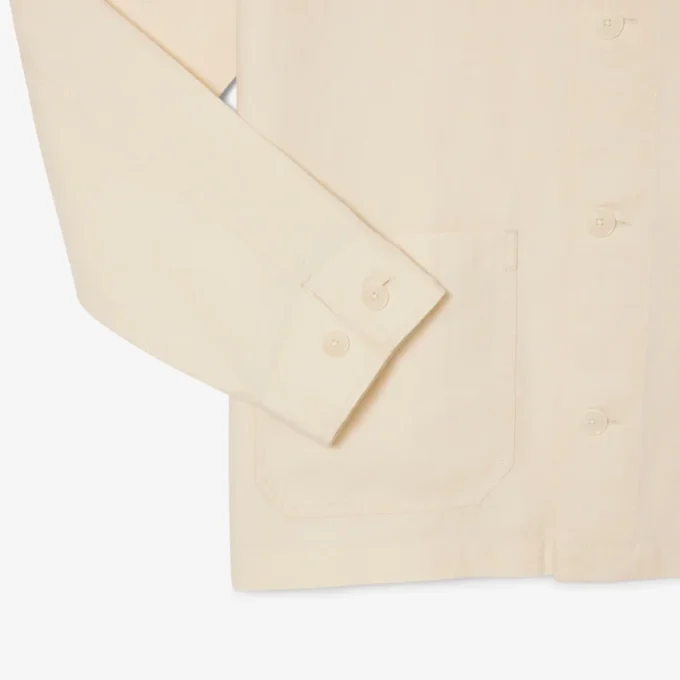 Overshirt aus Leinenmischung