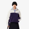 Oversize-Fleece-Sweatshirt mit hohem Kragen für Damen