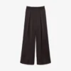 Oversize-Satin-Hose mit Gummizug