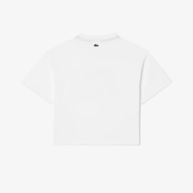 Oversized-Baumwoll-T-Shirt für Mädchen