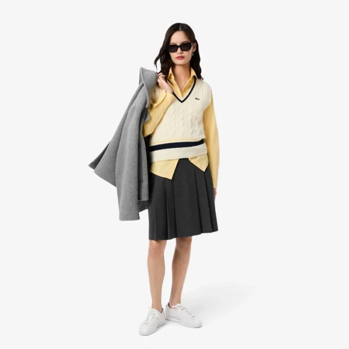 Oversized-Baumwollhemd mit Knöpfen für Damen
