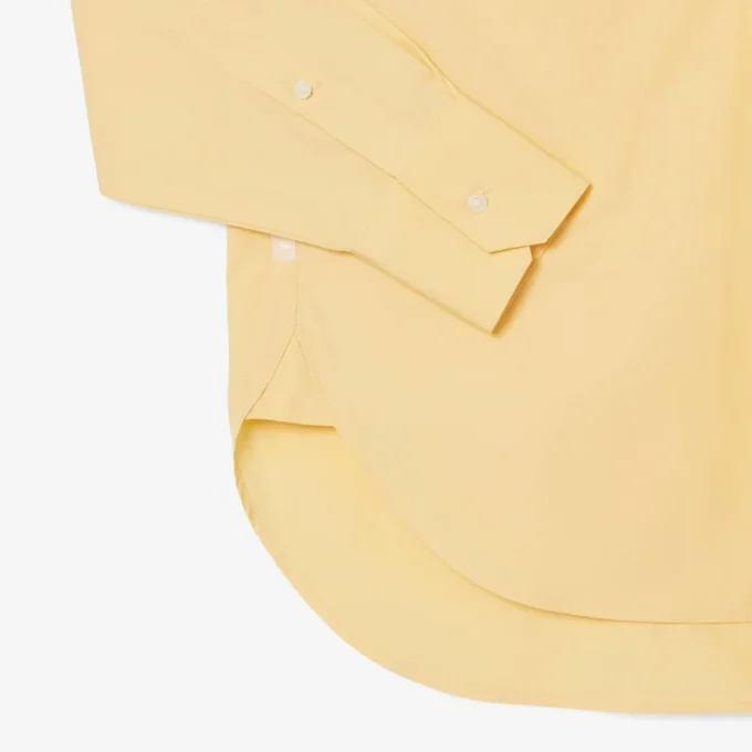 Oversized-Baumwollhemd mit Knöpfen für Damen