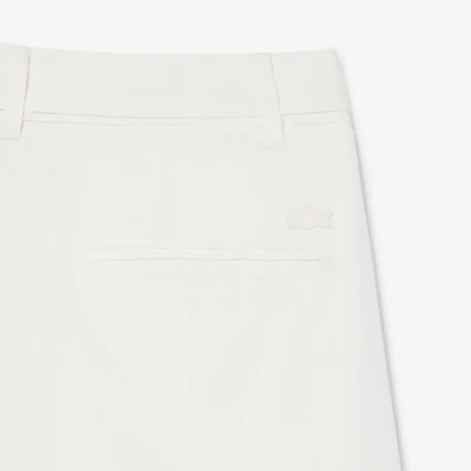 Oversized-Bermudashorts aus fließendem Leinen- und Polyester-Blend