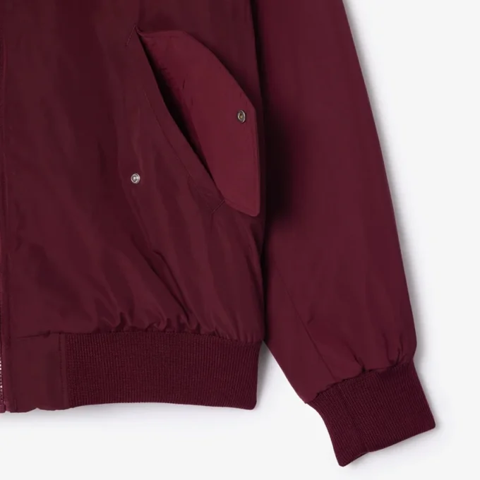 Oversized-Bomberjacke für Damen mit gerippten Bündchen