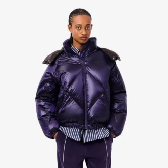 Oversized-Daunenjacke für Damen, wasserabweisend