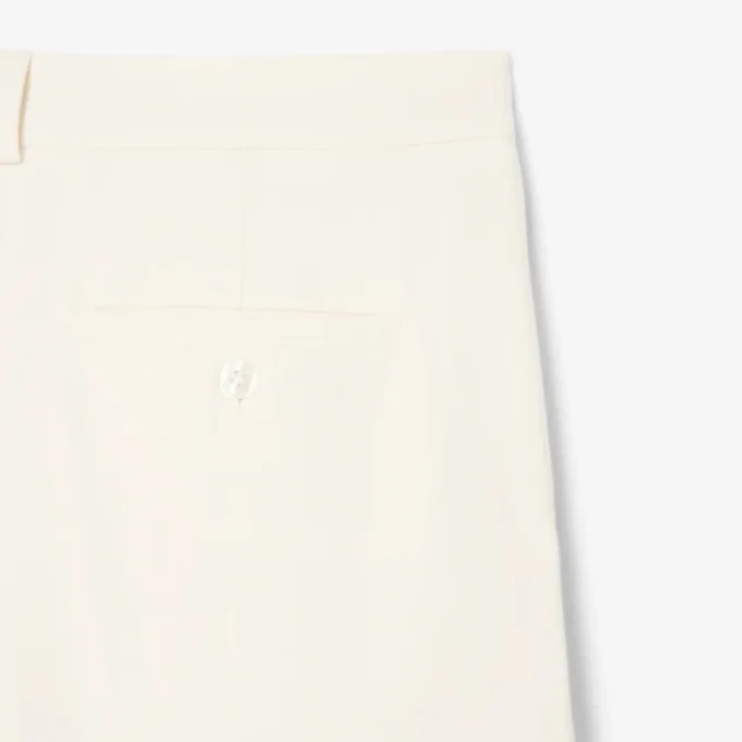 Oversized-Faltenhose aus Flanell für Damen