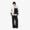 Oversized-Fleece-Sweatshirt mit hohem Kragen für Damen