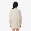 Oversized-Hemd aus Leinen-Blend