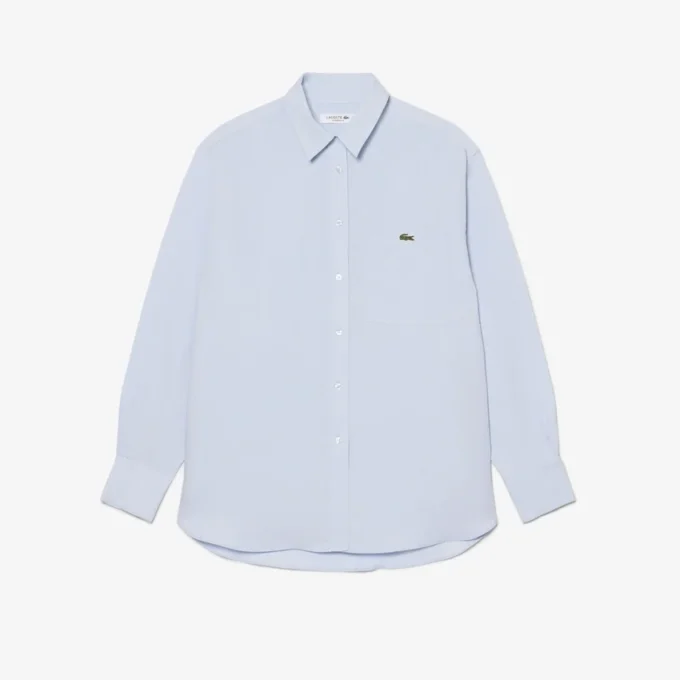 Oversized-Hemd aus Leinen-Blend