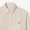 Oversized-Hemd aus Leinen-Blend