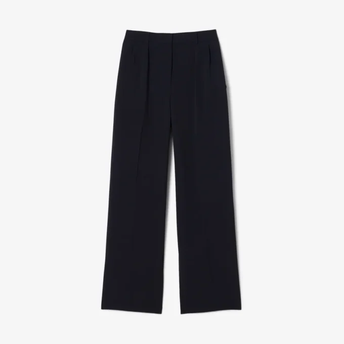 Oversized-Hose aus fließendem Piqué
