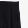 Oversized-Hose aus fließendem Piqué