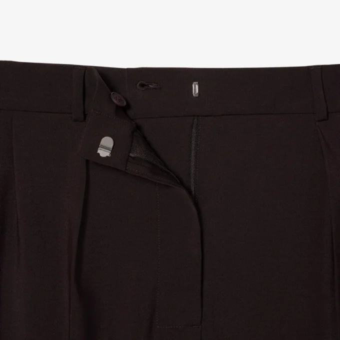 Oversized-Hose aus Woll-Blend