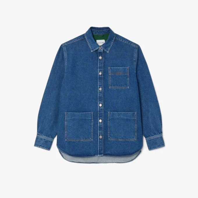 Oversized-Jeanshemd für Damen