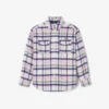 Oversized-Overshirt aus gesteppter Wolle für Damen