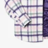 Oversized-Overshirt aus gesteppter Wolle für Damen