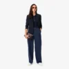 Oversized-Plisseehose aus The Blend für Damen