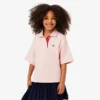 Oversized-Poloshirt für Mädchen