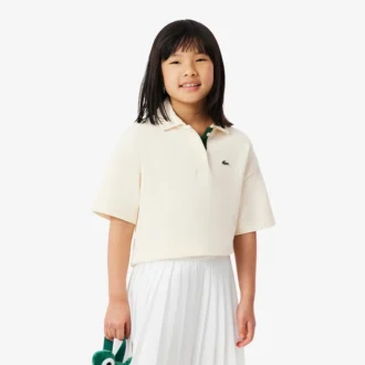 Oversized-Poloshirt für Mädchen