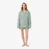 Oversized-Pyjama-Set aus gestreiftem Popeline