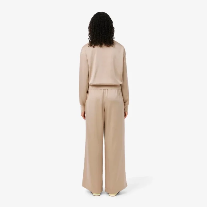 Oversized-Satin-Hose mit Gummizug
