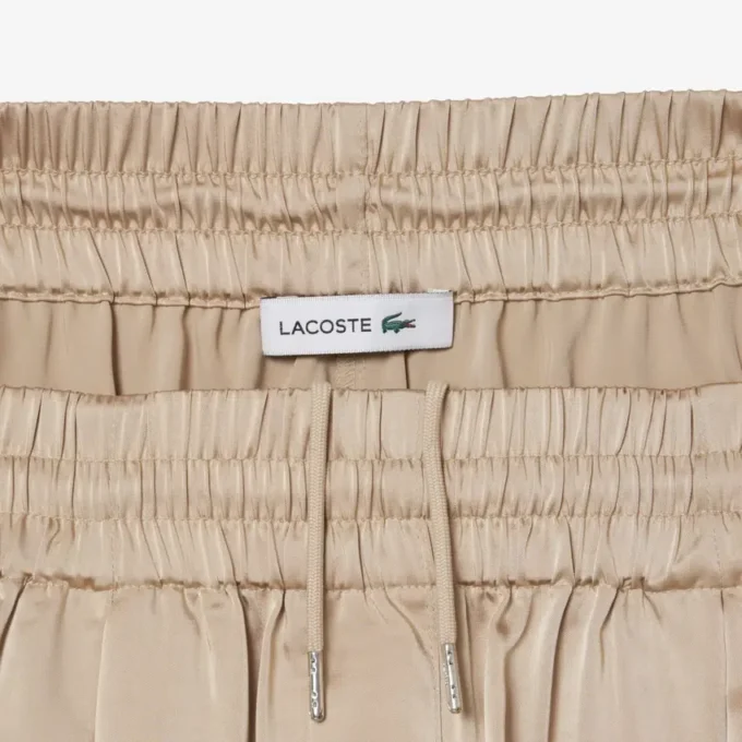 Oversized-Satin-Hose mit Gummizug