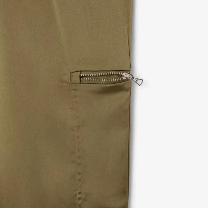 Oversized-Satin-Jogginghose für Damen