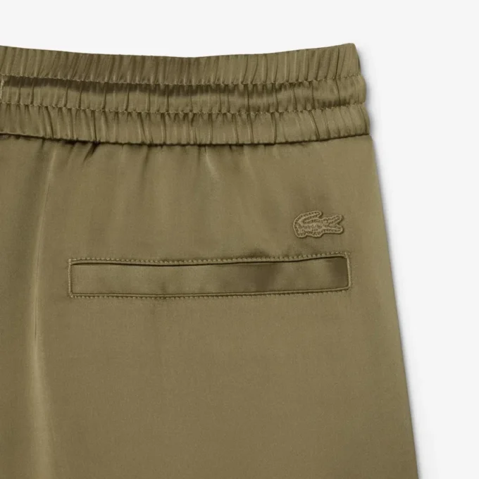 Oversized-Satin-Jogginghose für Damen
