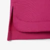 Oversized-Satin-Poloshirt mit Runway-Badge-Akzent