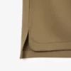 Oversized-Satin-Poloshirt mit Runway-Badge-Akzent