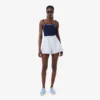 Oversized-Shorts aus Leinen-Blend