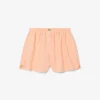 Oversized-Shorts aus Leinen-Blend