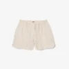 Oversized-Shorts aus Leinen-Blend