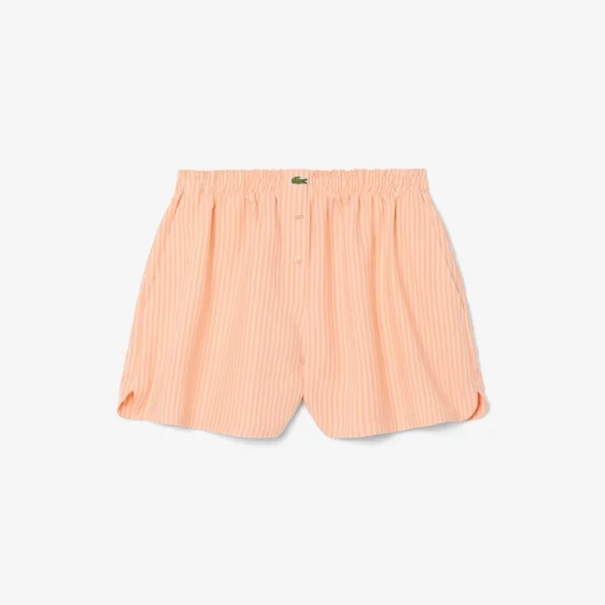 Oversized-Shorts aus Leinen-Blend