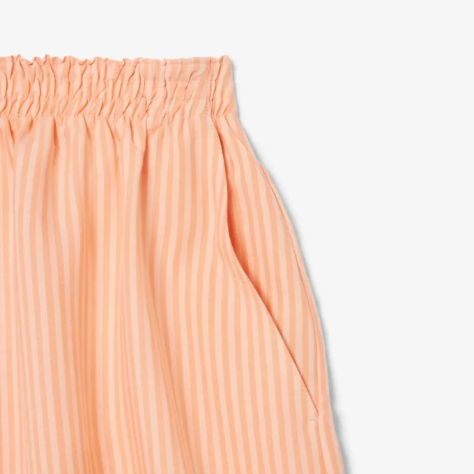 Oversized-Shorts aus Leinen-Blend