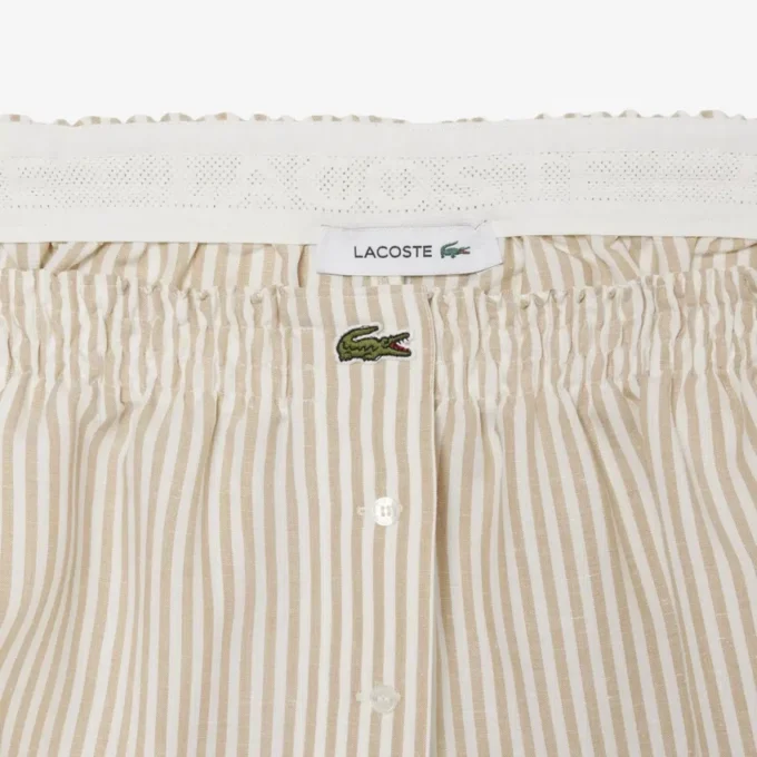Oversized-Shorts aus Leinen-Blend