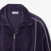 Oversized-Sweatshirt aus Velours mit Reißverschluss für Damen