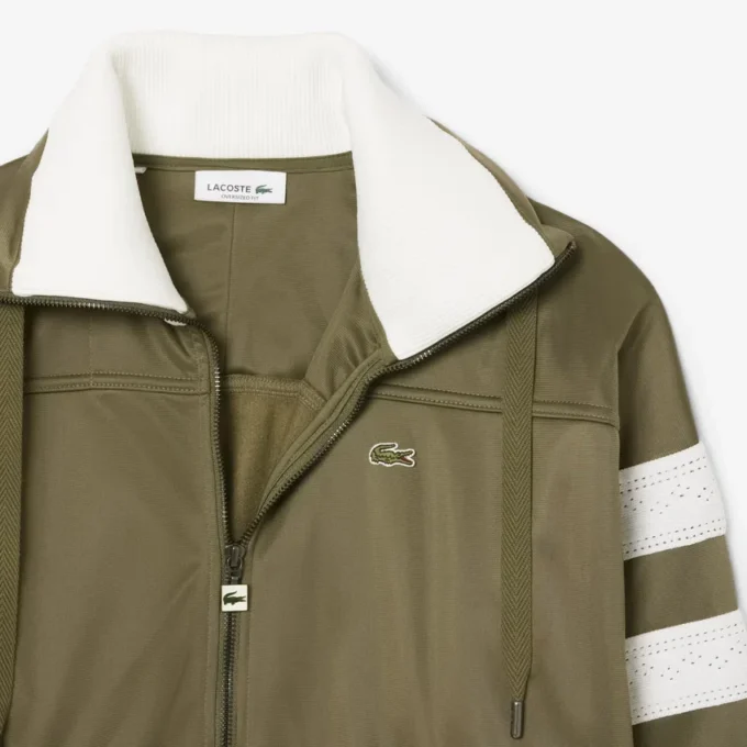Oversized-Sweatshirt für Damen aus Satin mit Pointelle-Streifen