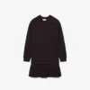 Oversized-Sweatshirt-Kleid aus Baumwolle