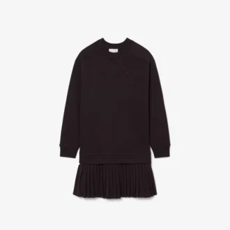 Oversized-Sweatshirt-Kleid aus Baumwolle