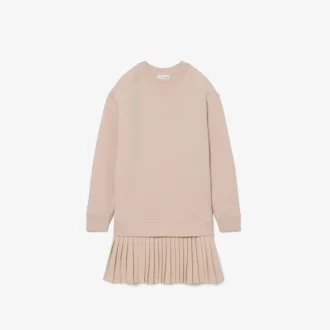 Oversized-Sweatshirt-Kleid aus Baumwolle