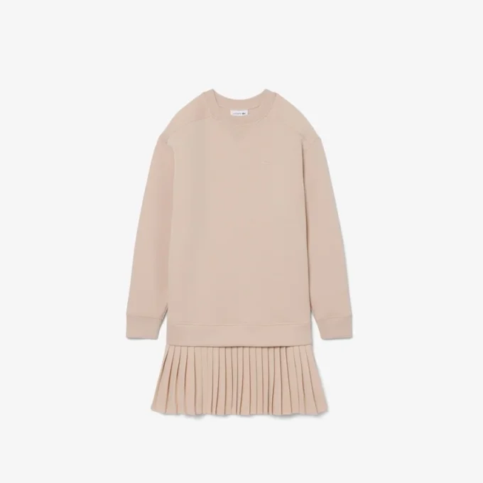 Oversized-Sweatshirt-Kleid aus Baumwolle