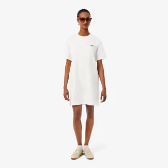 Oversized-T-Shirt-Kleid aus Baumwolle