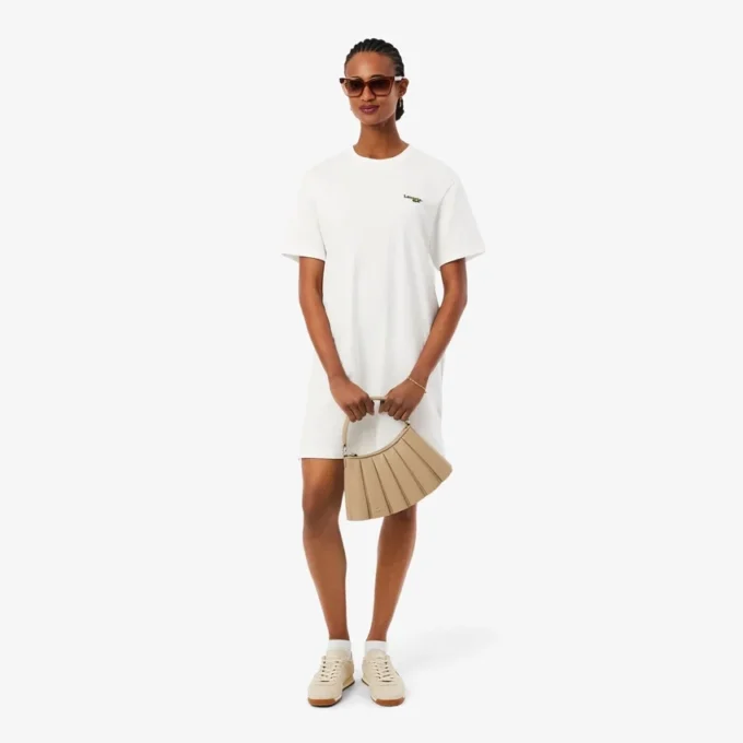 Oversized-T-Shirt-Kleid aus Baumwolle