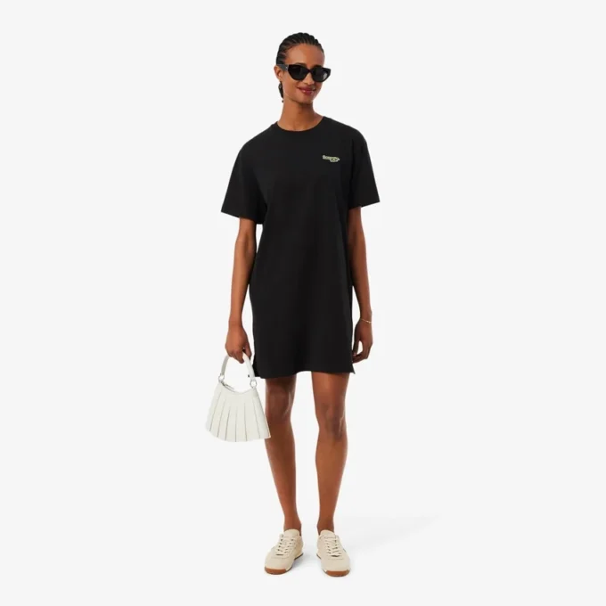 Oversized-T-Shirt-Kleid aus Baumwolle