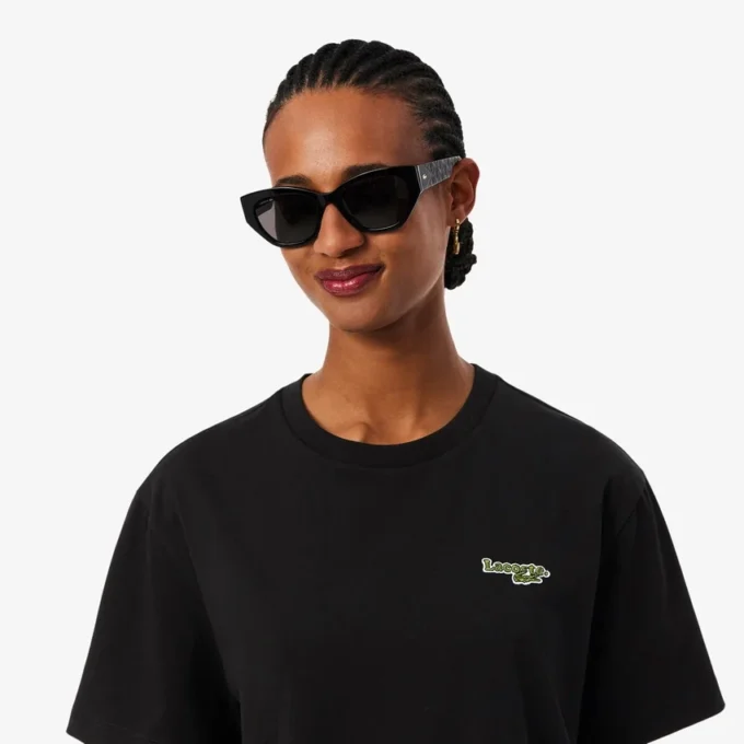Oversized-T-Shirt-Kleid aus Baumwolle